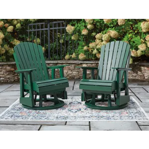 Hyland Wave Outdoor Swivel Glider Chair