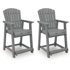 Ross Cove Outdoor Counter Height Bar Stool (Set of 2)