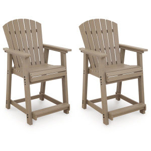 Sandy Dune Outdoor Counter Height Bar Stool (Set of 2)