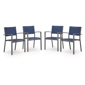 Rocky Creek Outdoor Sling Arm Chair (Set of 4)