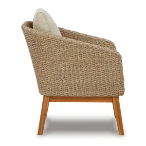 Crystal Cave Outdoor Loveseat, 2 Lounge Chairs and Coffee Table