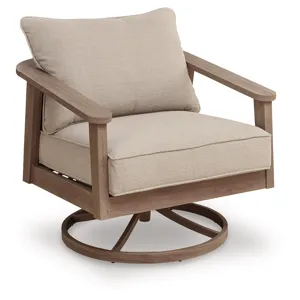 Harmony Headlands Outdoor Swivel Lounge with Cushion