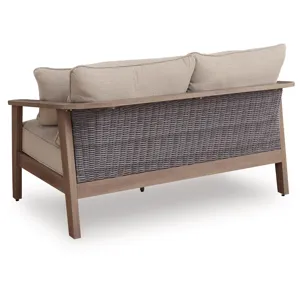 Francis Beach Outdoor Loveseat with Cushion