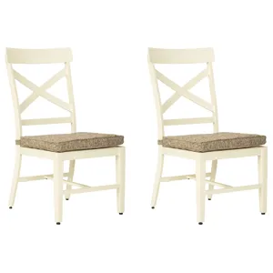 Preston Bay Armless Chair with Cushion (Set of 2)