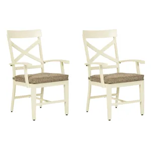 Preston Bay Arm Chair with Cushion (Set of 2)