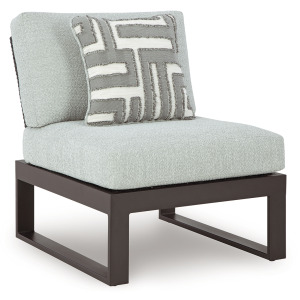 Beach Loft Outdoor Armless Chair with Cushion