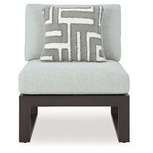 Beach Loft Outdoor Armless Chair with Cushion