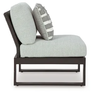 Beach Loft Outdoor Armless Chair with Cushion