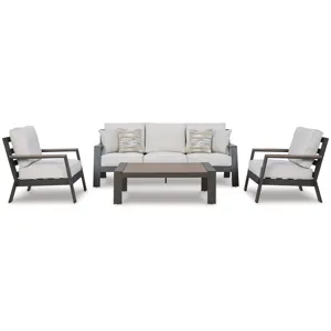 Tropicava Outdoor Sofa, 2 Lounge Chairs and Coffee Table