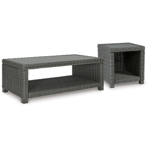 Elite Park Outdoor Coffee Table and End Table