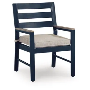 Mabry Shores Outdoor Arm Chair with Cushion (Set of 2)