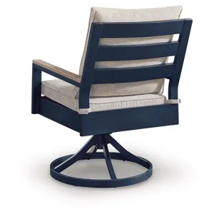 Mabry Shores Outdoor Swivel Chair with Cushion (Set of 2)