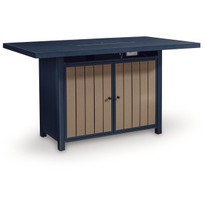 Mabry Shores Outdoor Bar Table with Fire Pit