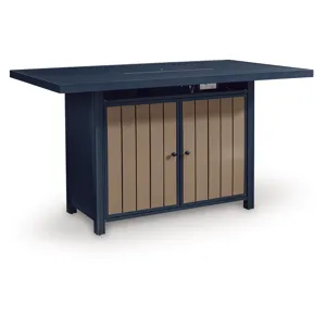 Mabry Shores Outdoor Bar Table with Fire Pit