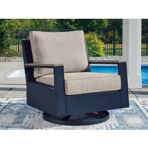 Mabry Shores Outdoor Swivel Glider Chair with Cushion