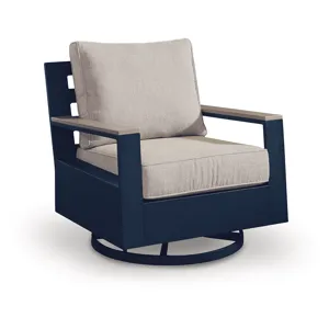 East Beach Outdoor Swivel Glider Chair with Cushion