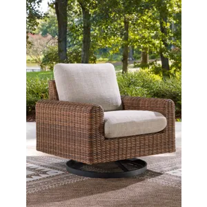 Dolan Creek Outdoor Swivel Lounge Chair with Cushion