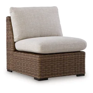 Angel Island Outdoor Armless Chair with Cushion