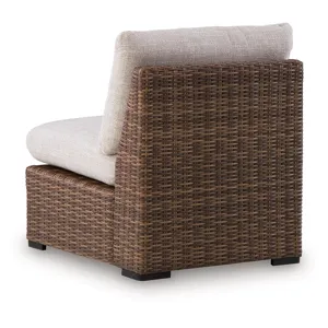 Angel Island Outdoor Armless Chair with Cushion
