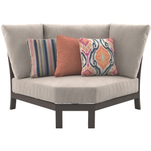 Cordova Reef Curved Corner Chair with Cushion