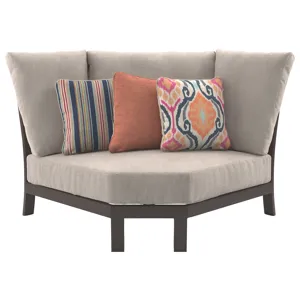 Cordova Reef Curved Corner Chair with Cushion