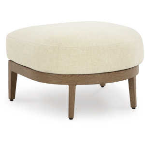 Serene Bay Outdoor Ottoman with Cushion