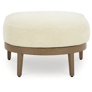 Serene Bay Outdoor Ottoman with Cushion