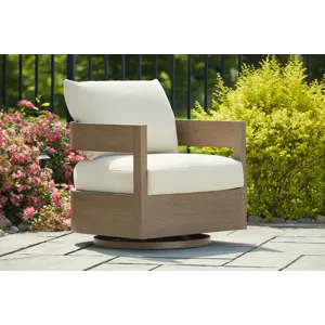 Serene Bay Outdoor Swivel Glider Chair with Cushion