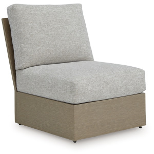 Kimpton Isle Outdoor Armless Chair with Cushion