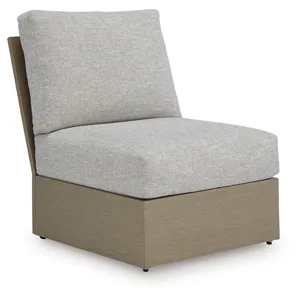 Kimpton Isle Outdoor Armless Chair with Cushion