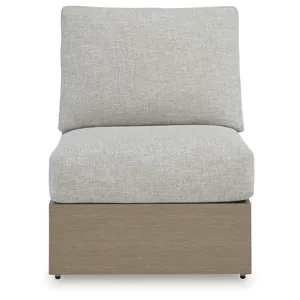 Kimpton Isle Outdoor Armless Chair with Cushion