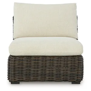 Kimora Outdoor Armless Chair with Cushion