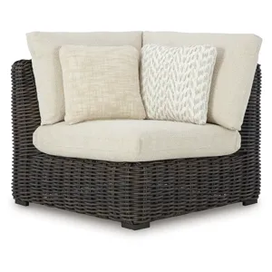 Kimora Outdoor Corner Chair with Cushion