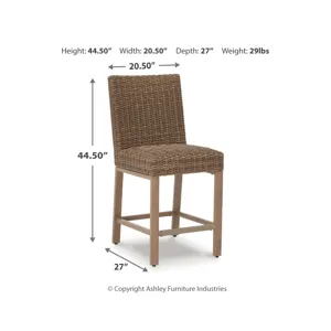 Walton Bridge Outdoor Bar Table and 4 Barstools