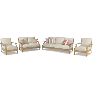 Clare View Outdoor Sofa, Loveseat and 2 Lounge Chairs