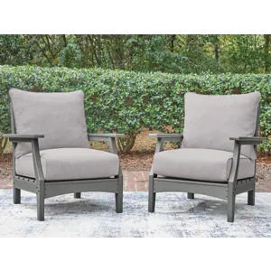 Lone View Bay Outdoor Lounge Chair with Cushion