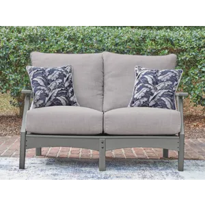 Lone View Bay Outdoor Loveseat with Cushion