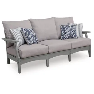 Lone View Bay Outdoor Sofa with Cushion