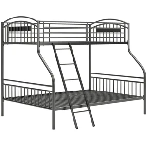 Lanceburg Twin over Full Bunk Bed with Ladder