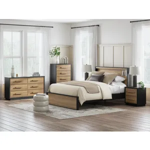 Kozmour Bookcase Complete Bed Frame