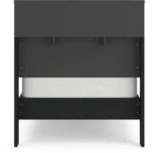 Kozmour Bookcase Complete Bed Frame