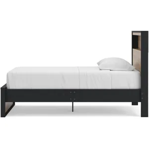 Kozmour Bookcase Complete Bed Frame