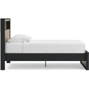 Kozmour Bookcase Complete Bed Frame