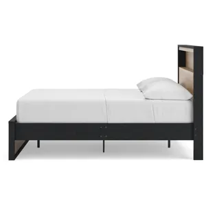 Kozmour Bookcase Complete Bed Frame