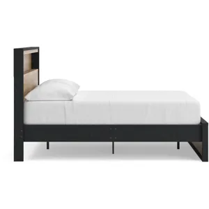 Kozmour Bookcase Complete Bed Frame