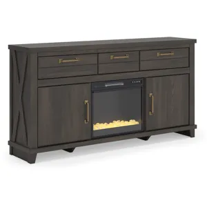 Brazen Valley 71" TV Stand with Electric Fireplace