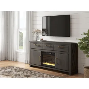 Brazen Valley 71" TV Stand with Electric Fireplace