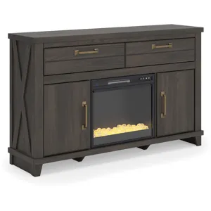 Brazen Valley 60" TV Stand with Electric Fireplace