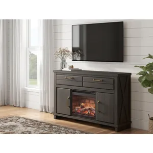 Brazen Valley 60" TV Stand with Electric Fireplace