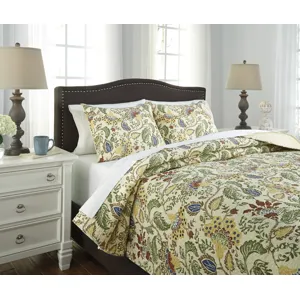 Damyan 3-Piece Queen Coverlet Set